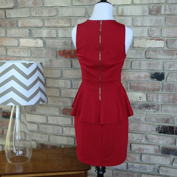 Red Cocktail Dress, Perfect for Weddings - Picture 2 of 2